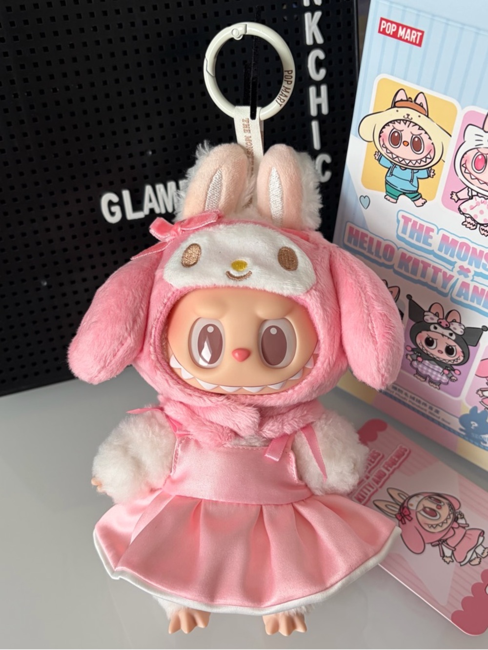 NIB Pop Mart Labubu The Monsters Hello Kitty and Friends Blind Box - My Melody - Picture 2 of 8